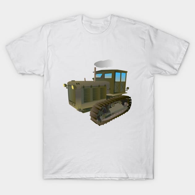 Soviet Vector Tractor T-Shirt by NorseTech